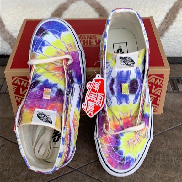 VANS SK8-HI TAPERED WASHED TIE DYE/TRUE WHITE WMNS - Picture 10 of 16